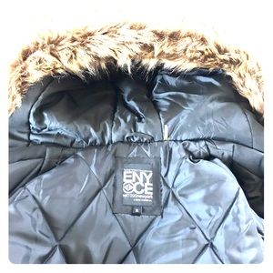 Men’s Faux-Fur Hooded Puffer Jacket